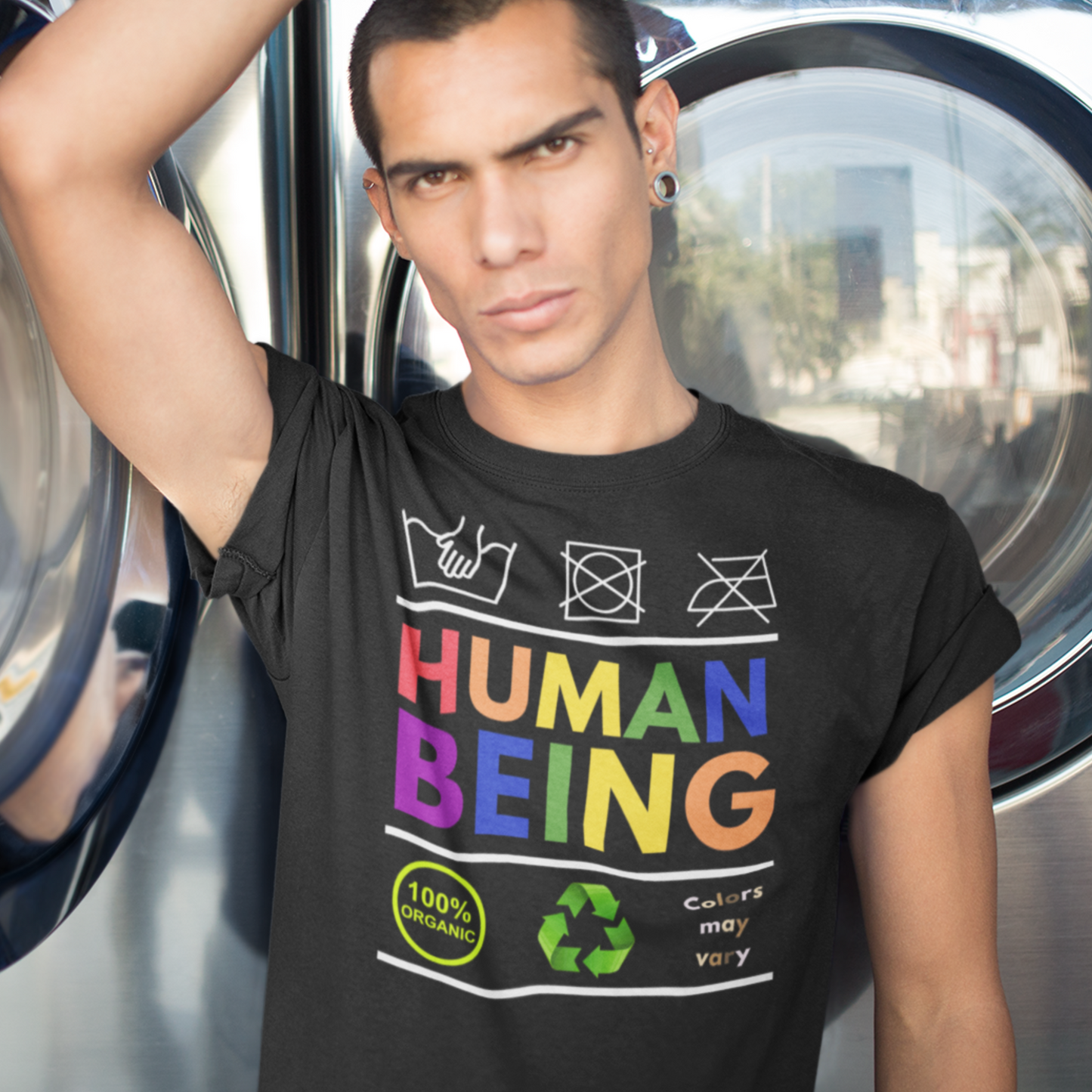 Funny HUMAN BEING - COLORS MAY VARY Unisex T-Shirt