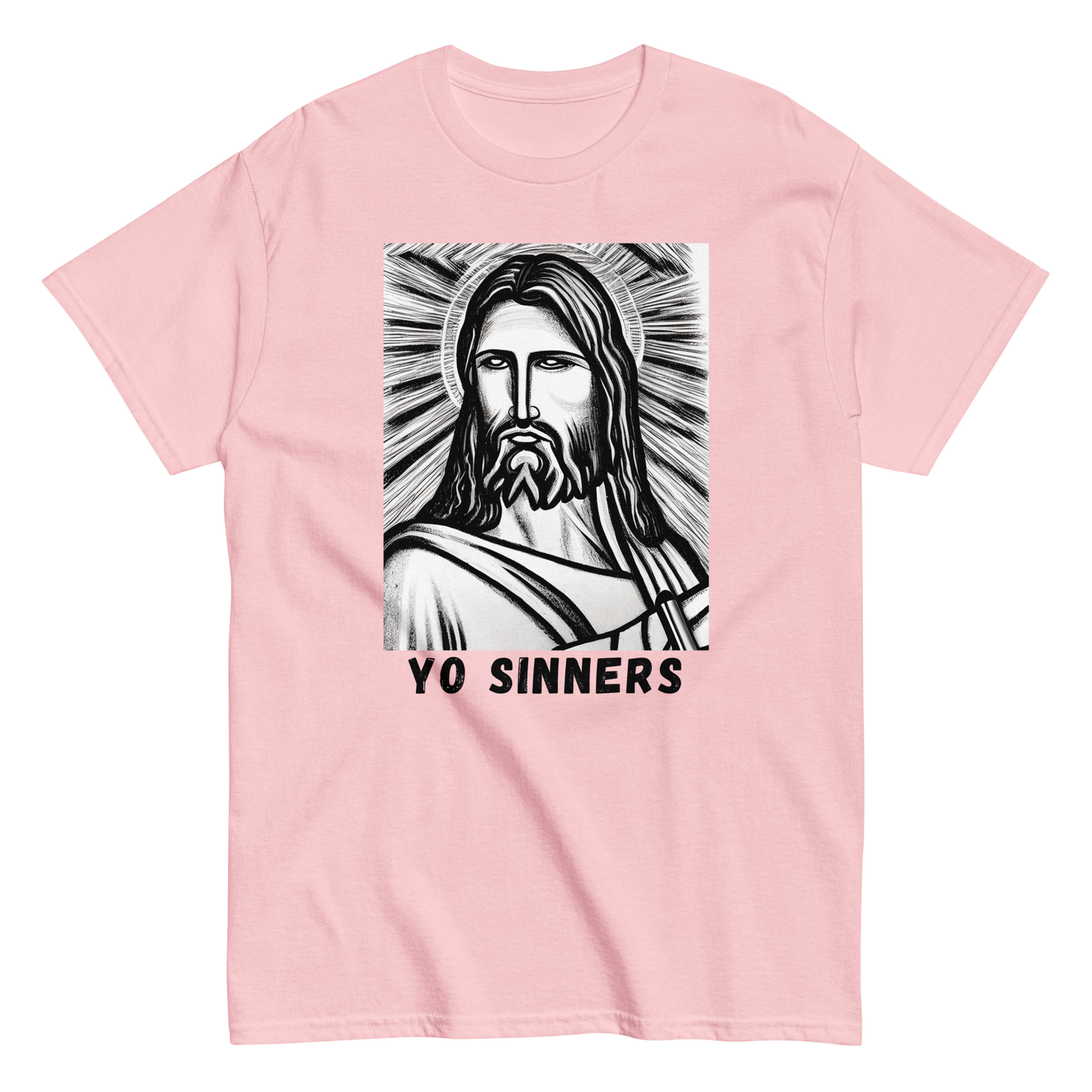 pink Jesus Tee shirt
