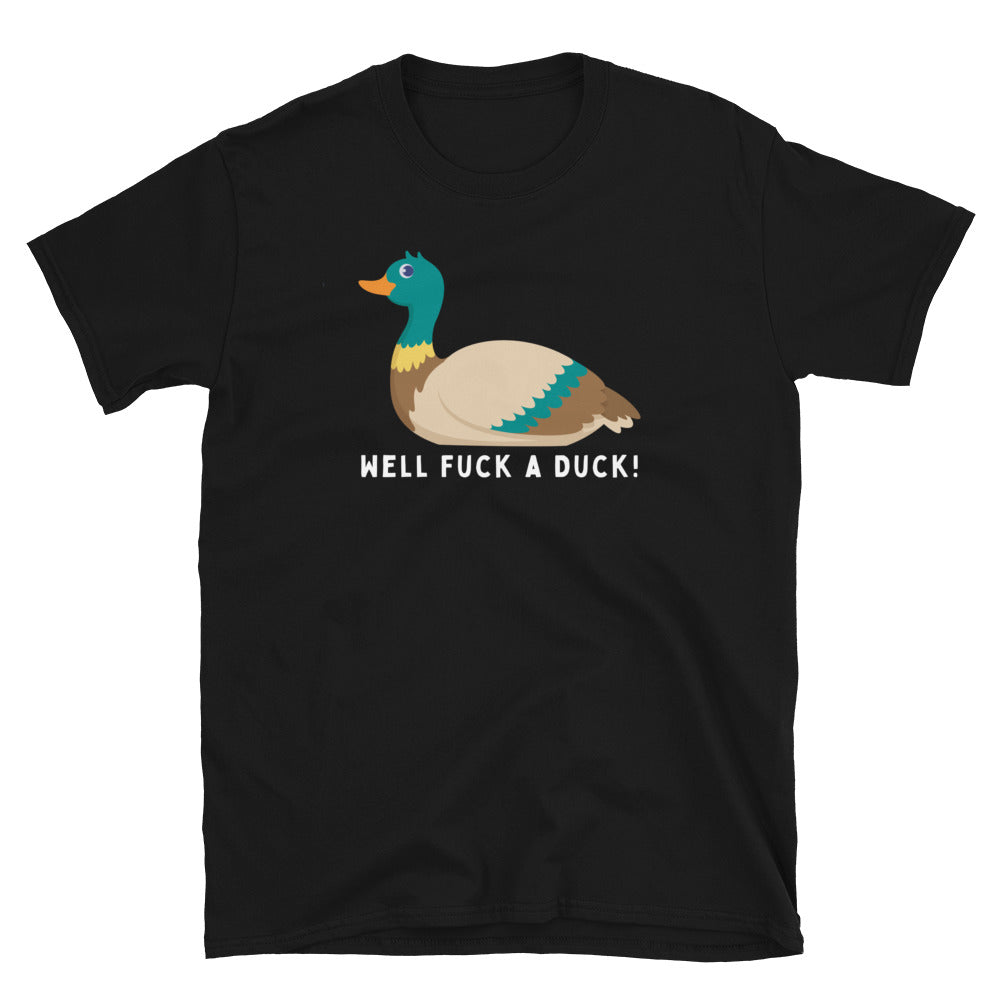 Offensive duck adults unisex T-shirt in black