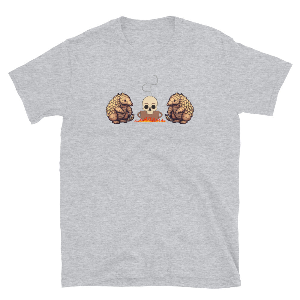 Pangolins get their revenge and eat a human T-shirt