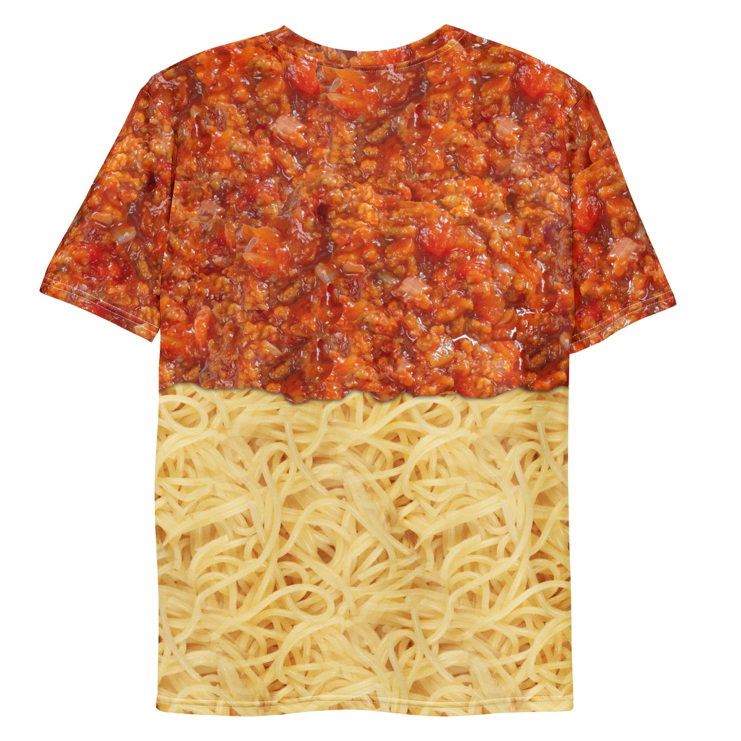 Men's SPAGHETTI BOLOGNESE All Over Print Novelty T-shirt