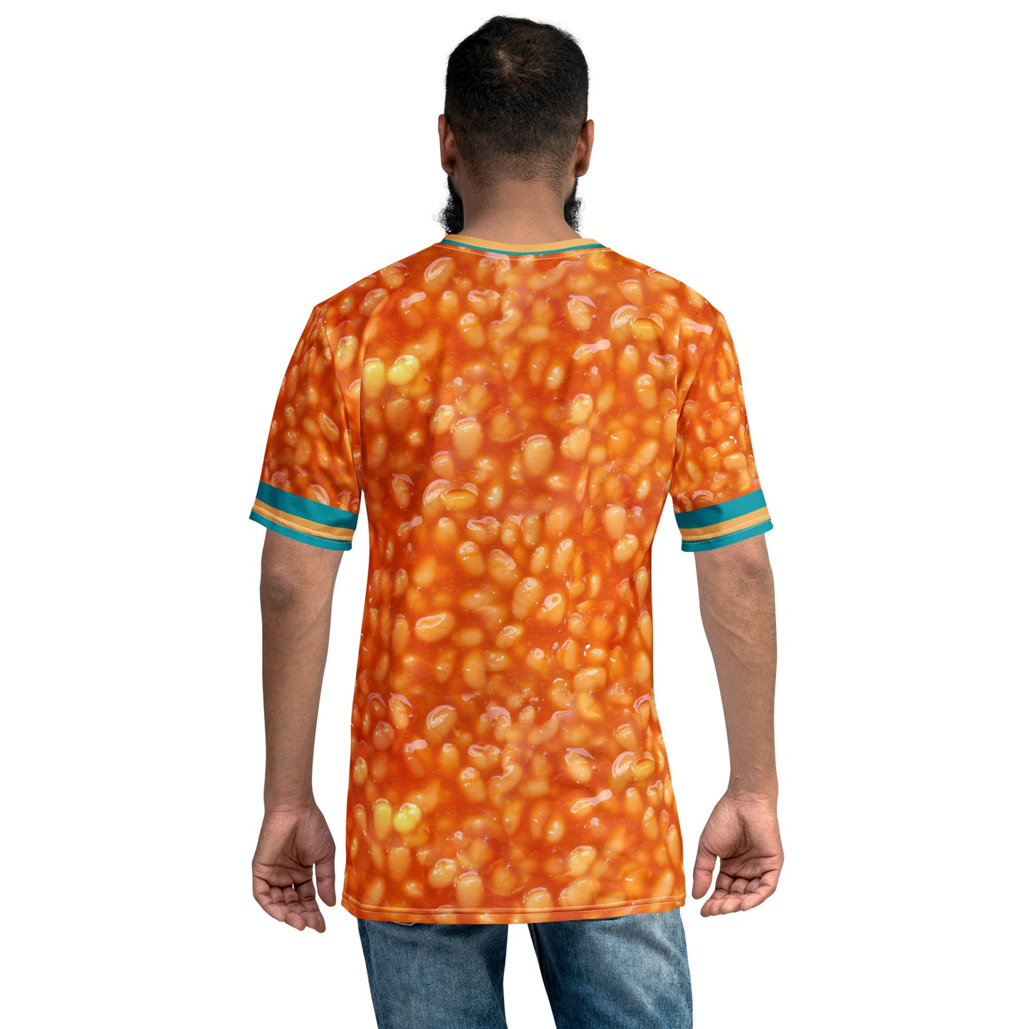 Men's BAKED BEANS in TOMATO SAUCE All-Over-Print T-shirt