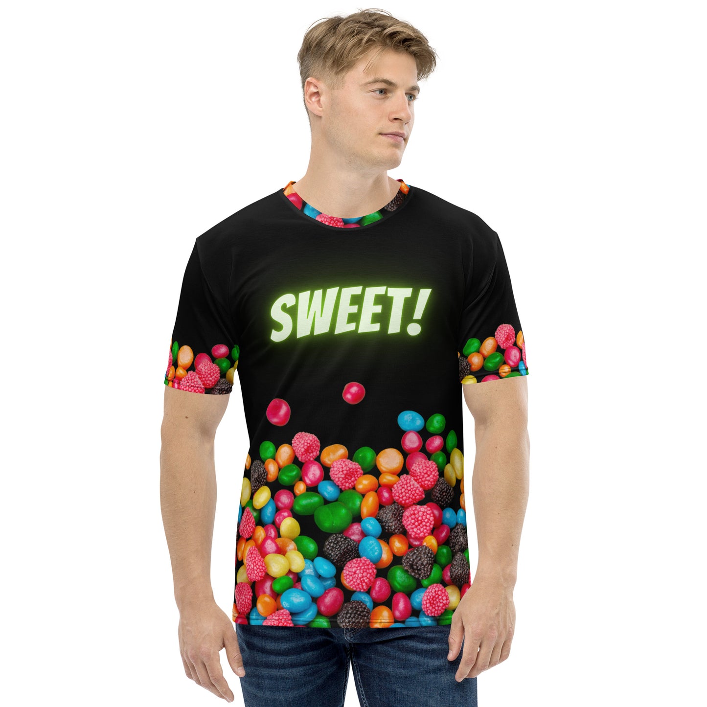 Men's SWEET as a CANDY SUGAR HIGH All Over Print Novelty T-shirt