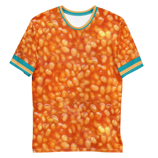 Men's BAKED BEANS in TOMATO SAUCE All-Over-Print T-shirt