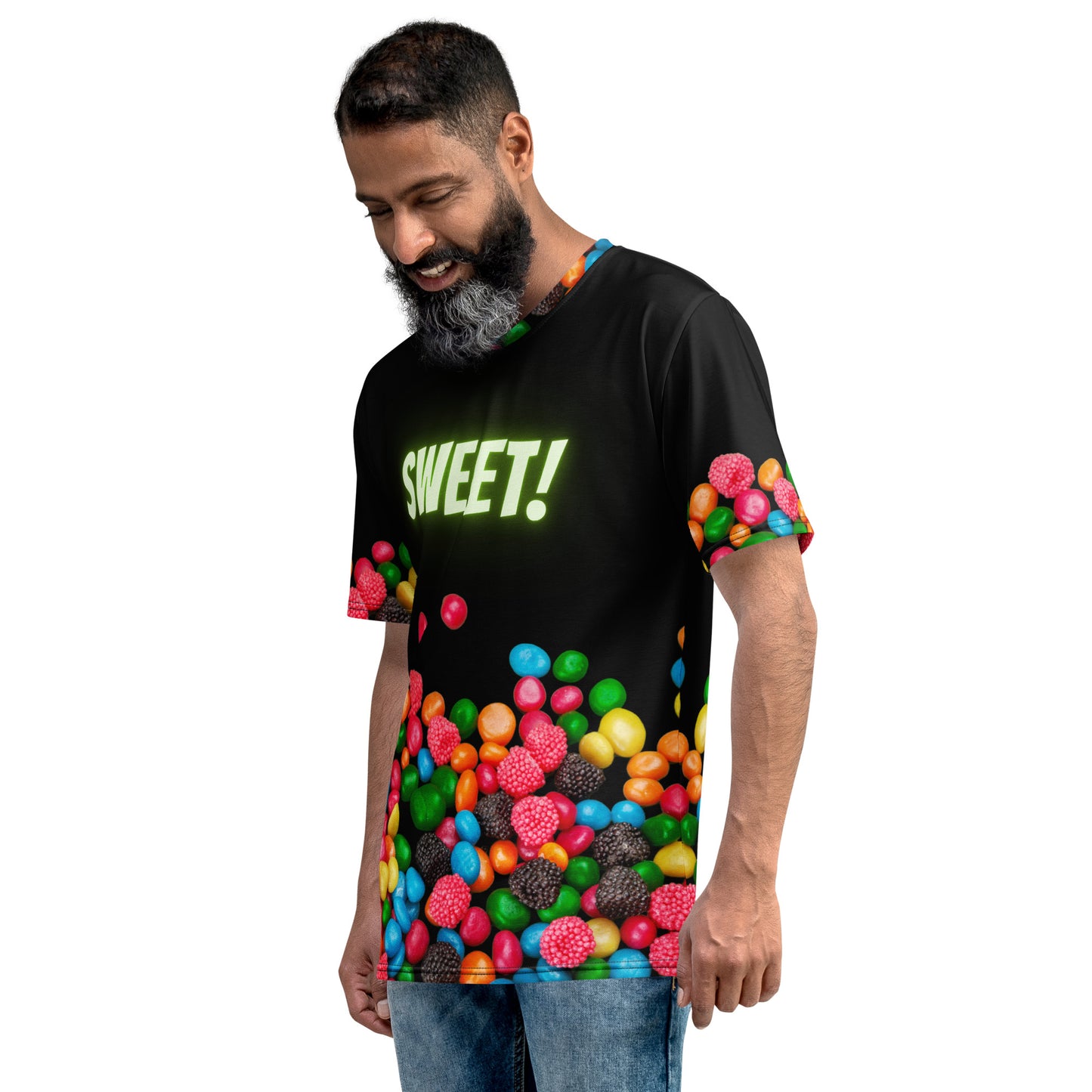 Men's SWEET as a CANDY SUGAR HIGH All Over Print Novelty T-shirt