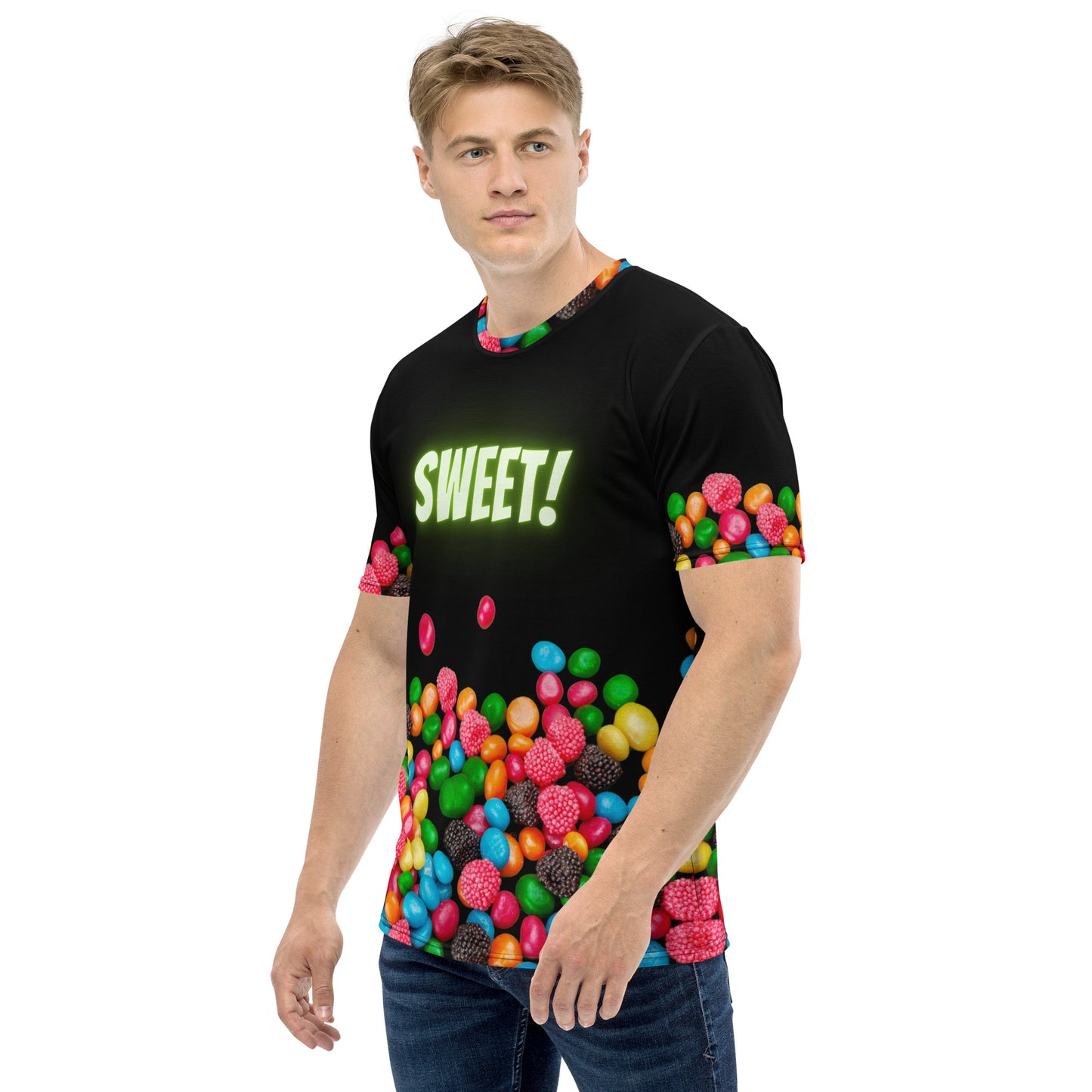 Men's SWEET as a CANDY SUGAR HIGH All Over Print Novelty T-shirt