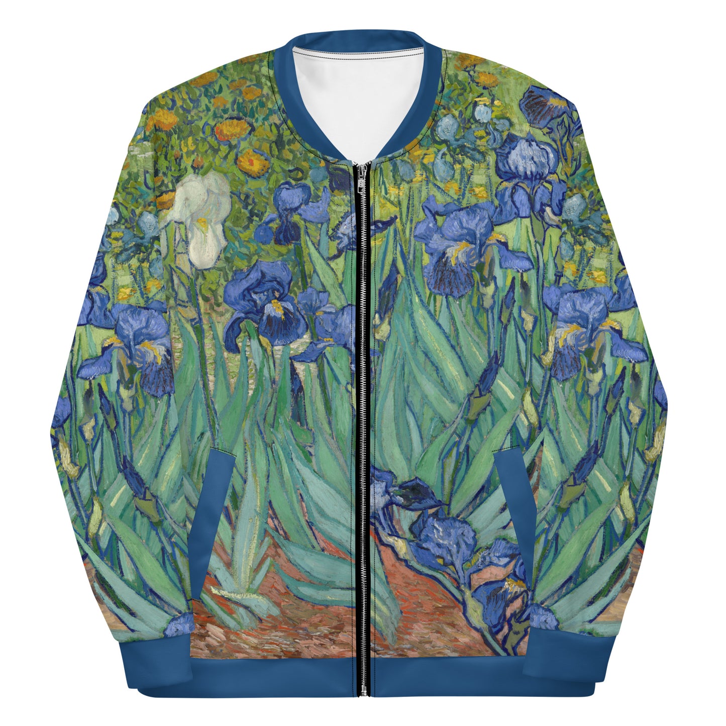 Unisex 'IRISES' by VINCENT VAN GOGH Lightweight Bomber Jacket