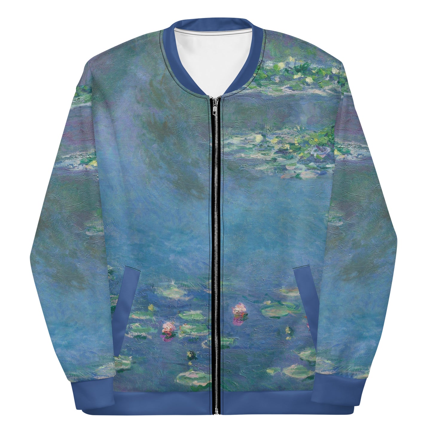 Unisex 'WATER LILIES' by CLAUDE MONET Lightweight Bomber Jacket