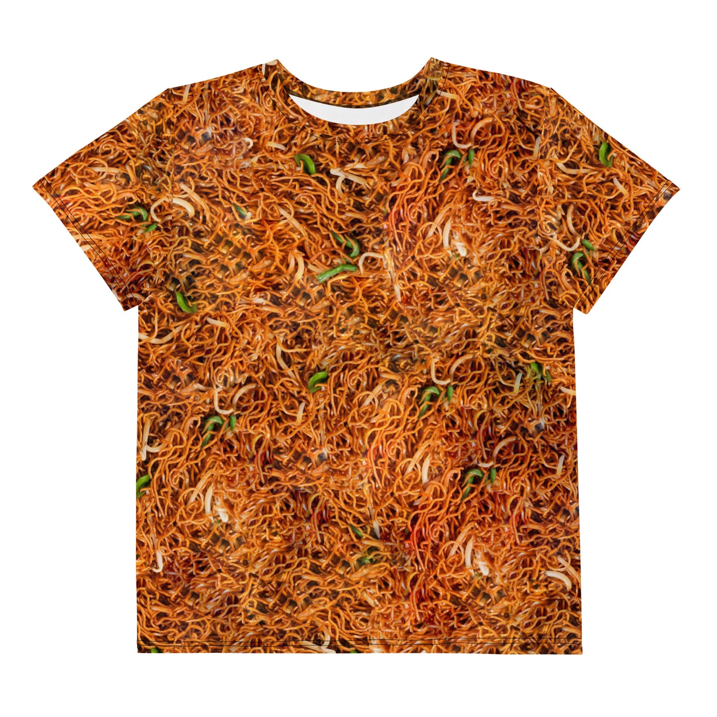 Kid's & Teens CHOW MEIN NOODLES All Over Print Novelty T-shirt