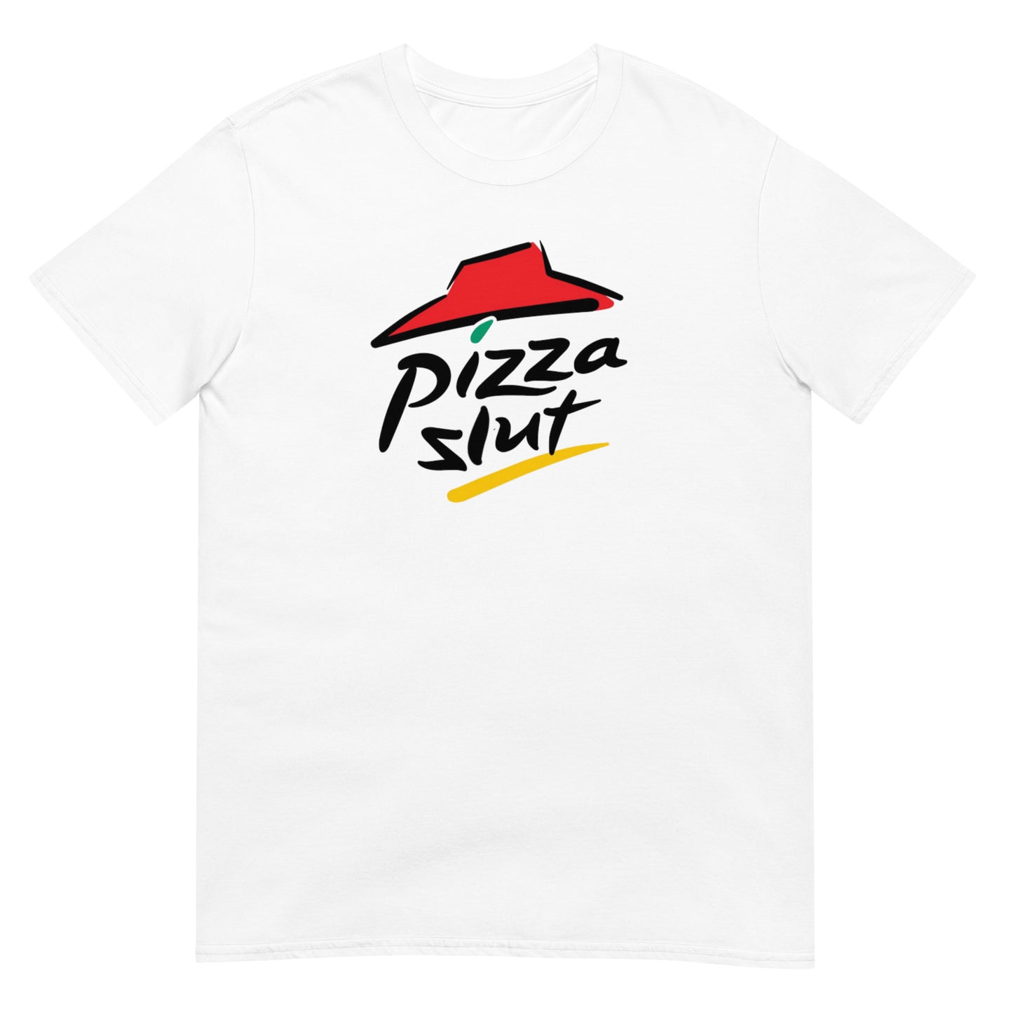 White Pizza Slut T-shirt